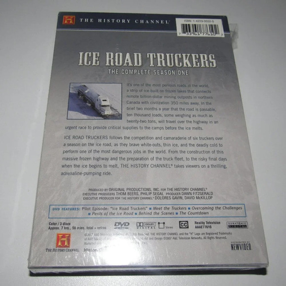 The History Channel ICE ROAD TRUCKERS The Complete Season One (3 DVD Set)~SEALED - Picture 2 of 3